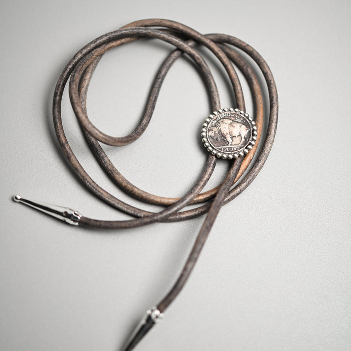 Buffalo Nickel Bolo Tie