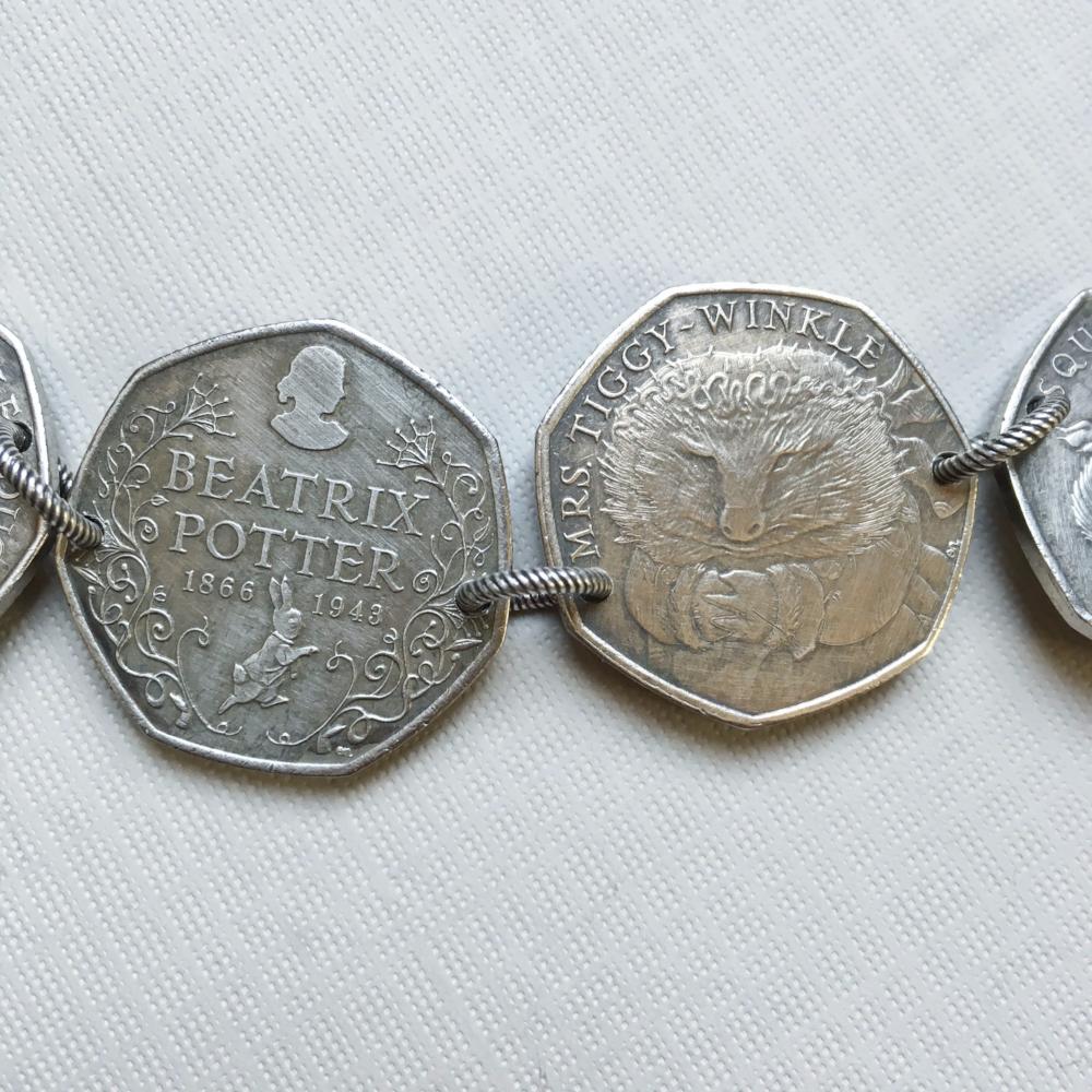 Beatrix Potter Coin Bracelet