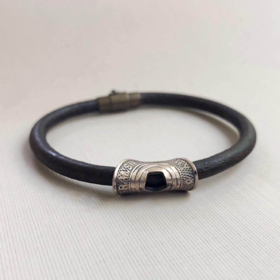 NYC subway token bracelet