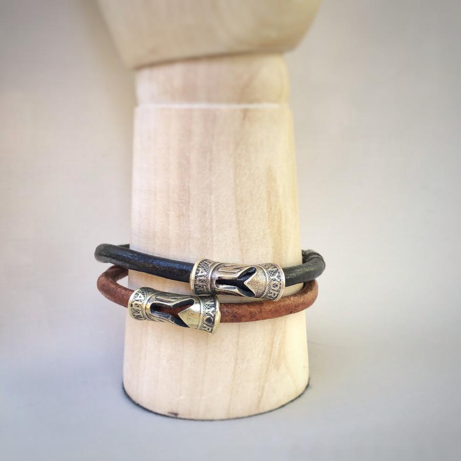 NYC subway token bracelet