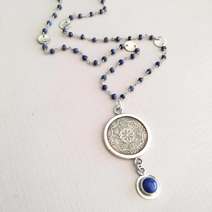Chinese coin necklace