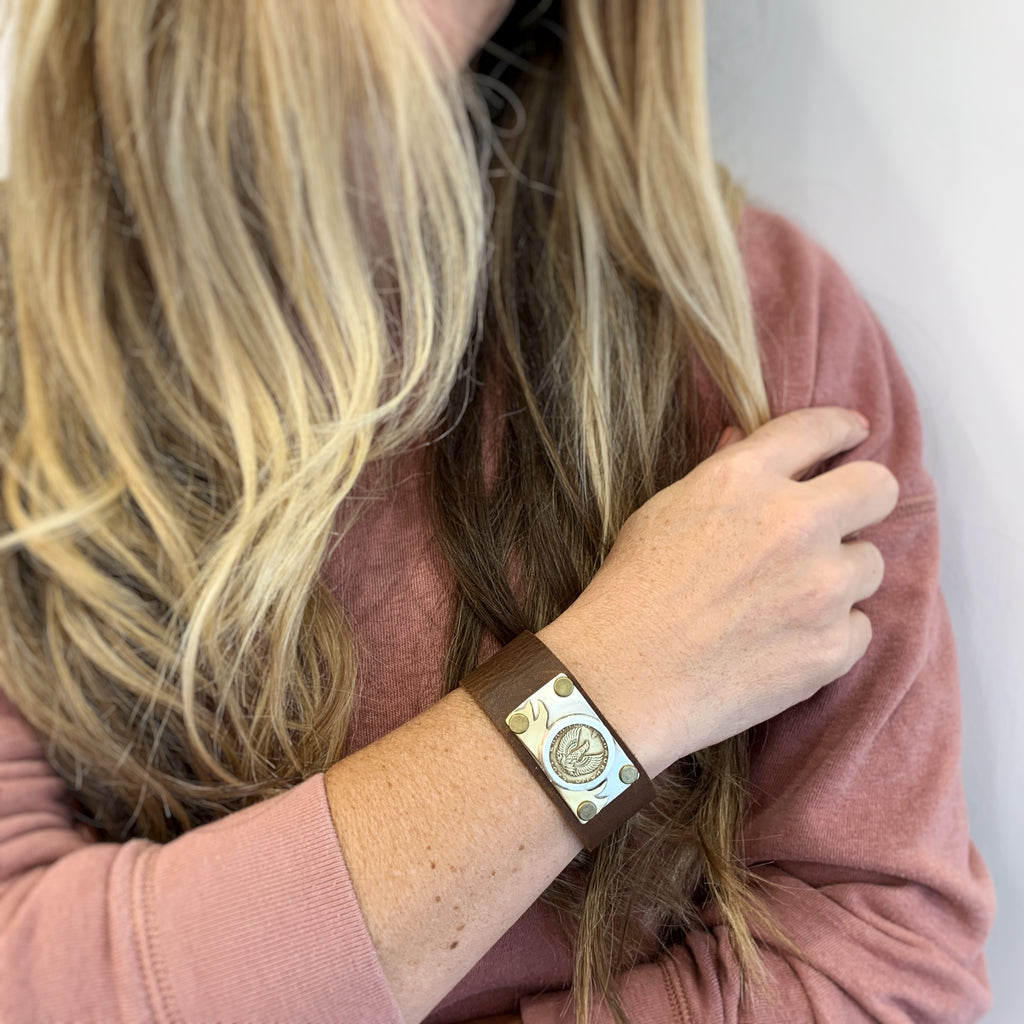 Phoenix Coin Cuff
