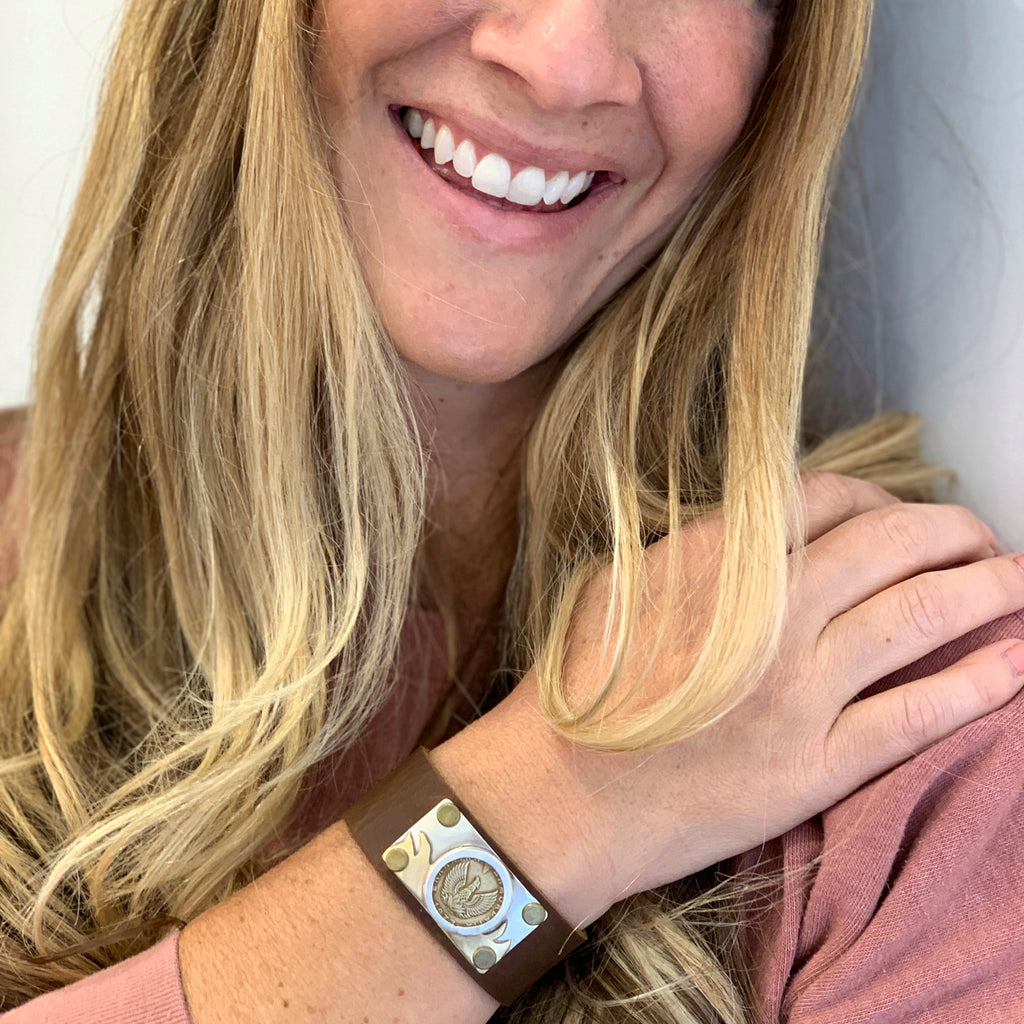 Phoenix Coin Cuff