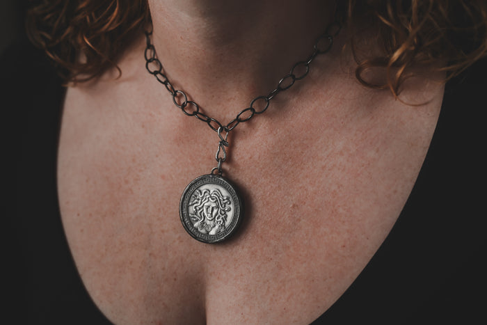 Medusa Medallion Necklace