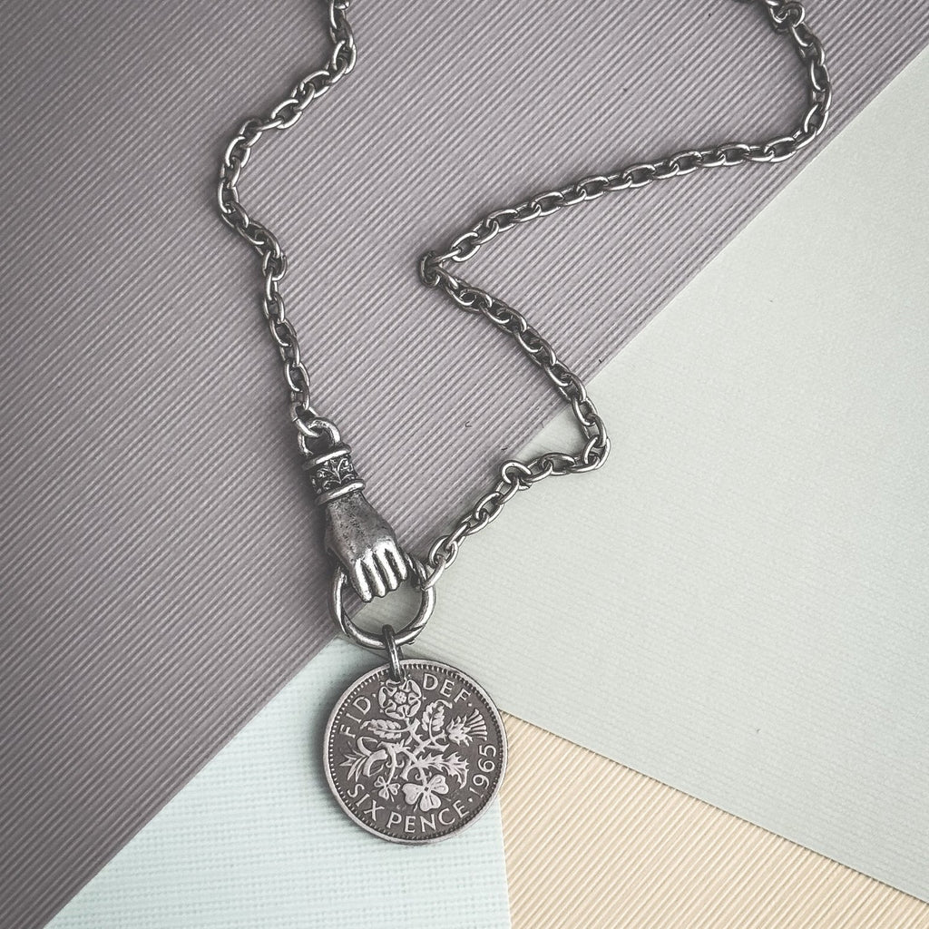 Lucky Sixpence Necklace