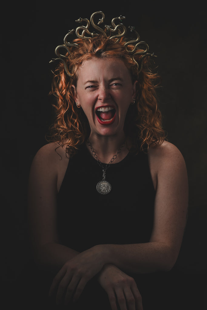 Medusa Medallion Necklace