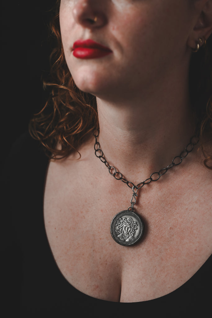 Medusa Medallion Necklace