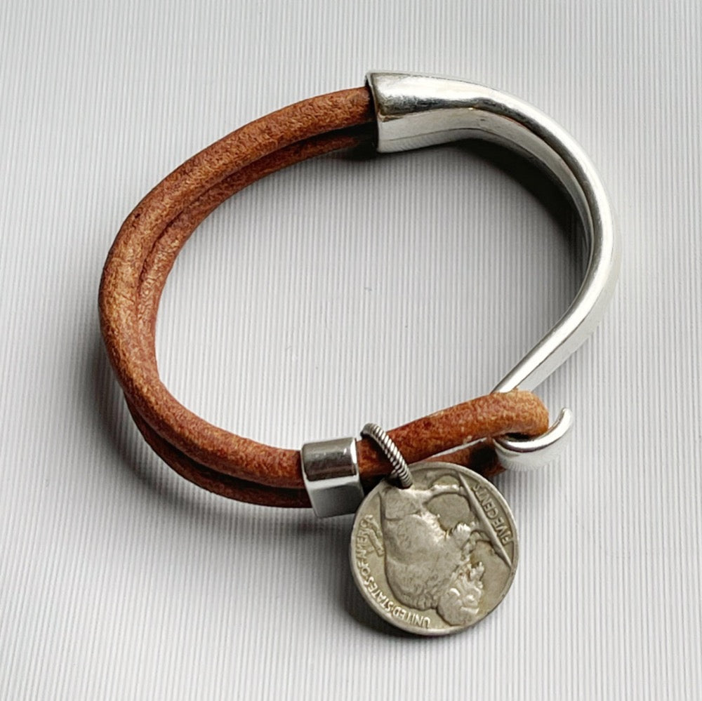 Buffalo Nickel Halfway Bracelet