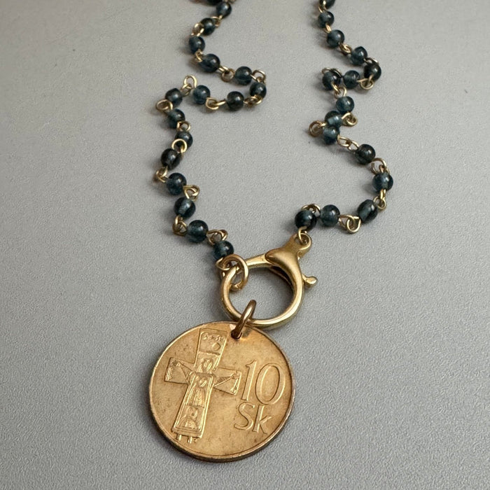 Slovakia coin necklace