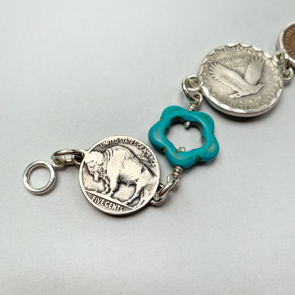 american coin bracelet