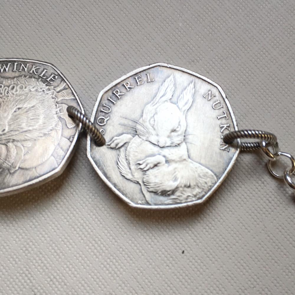 Beatrix Potter Coin Bracelet