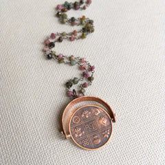 bhutan coin necklace