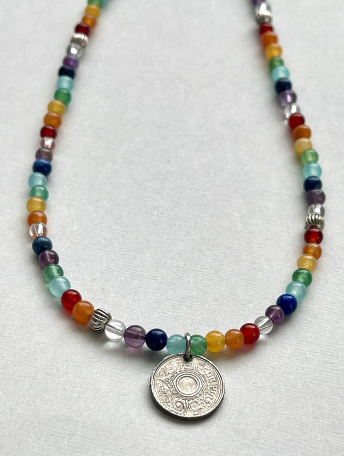 chakra coin necklace 