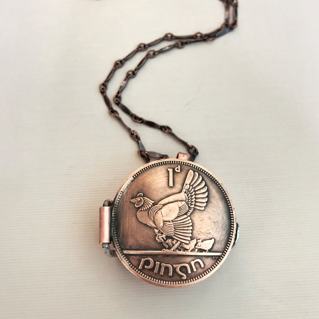 Coin Locket Necklace