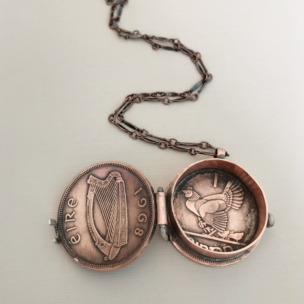 Coin Locket Necklace