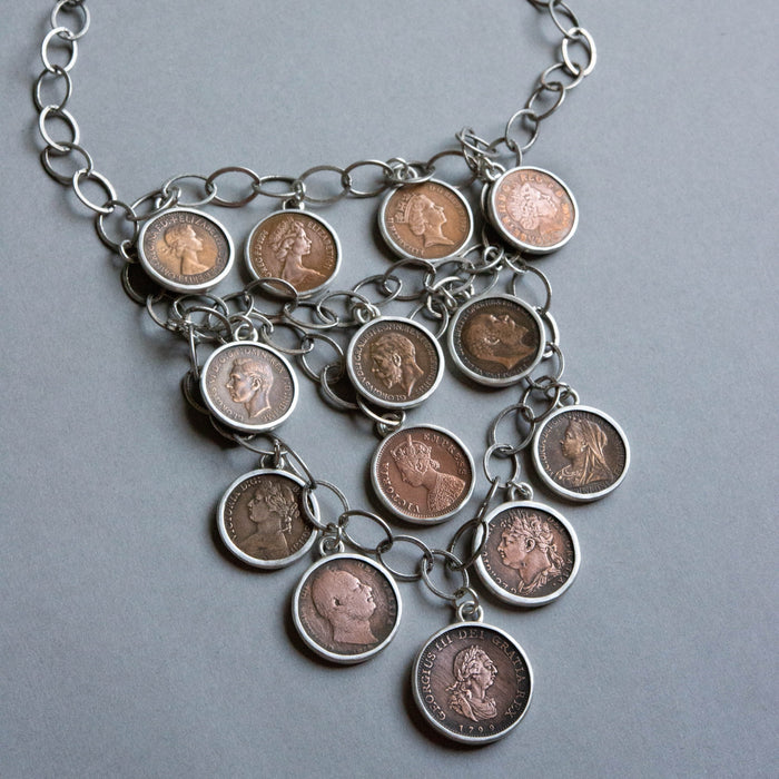 Coin Jewelry - Coin Locket Necklace – Kelly Annie Jewelry