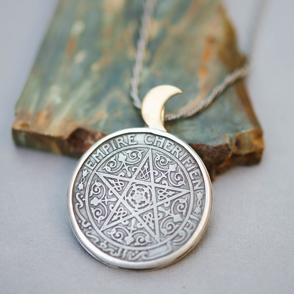 made of stars necklace morocco coin