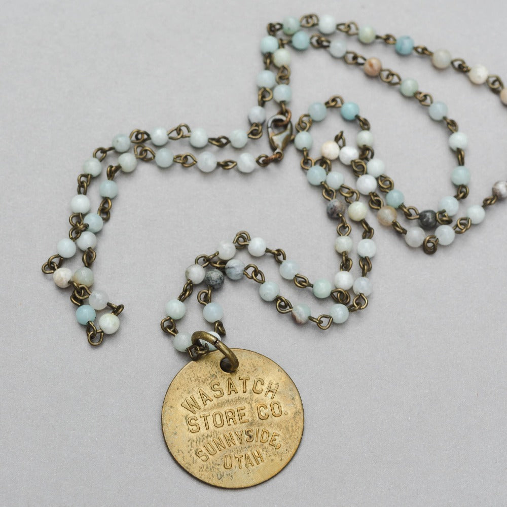Wasatch Store Vintage Token Necklace
