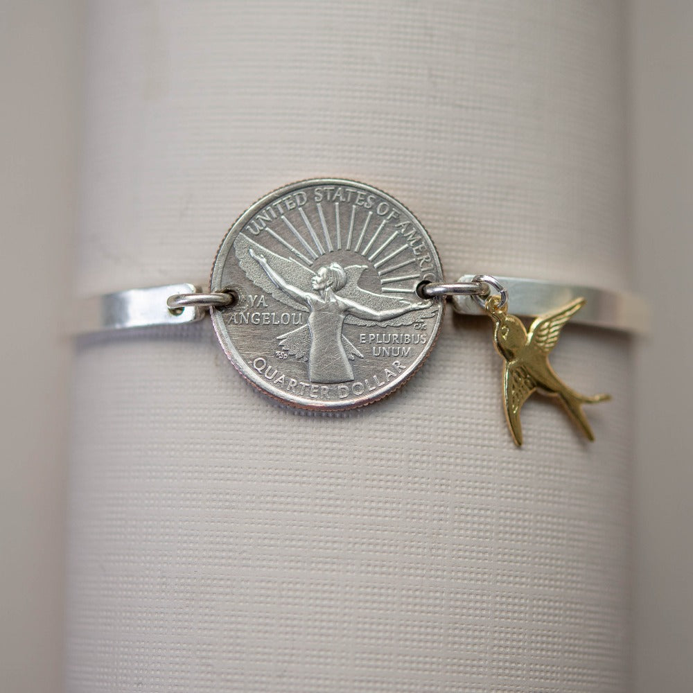 maya angelou quarter bracelet