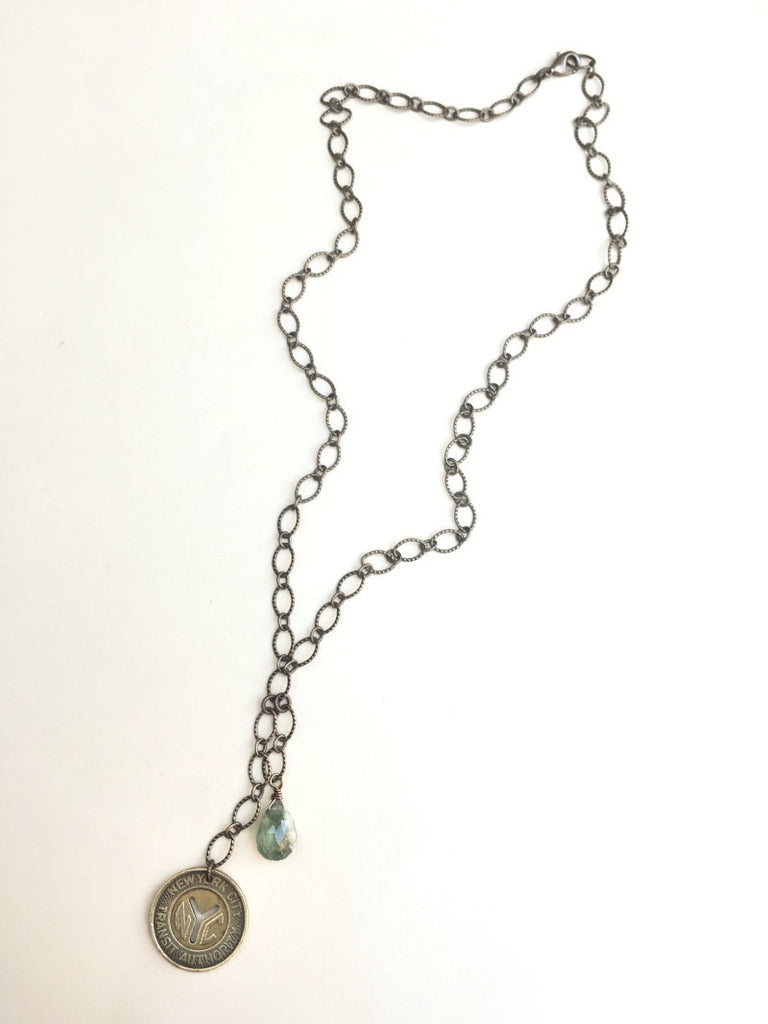 New York Subway Token Necklace