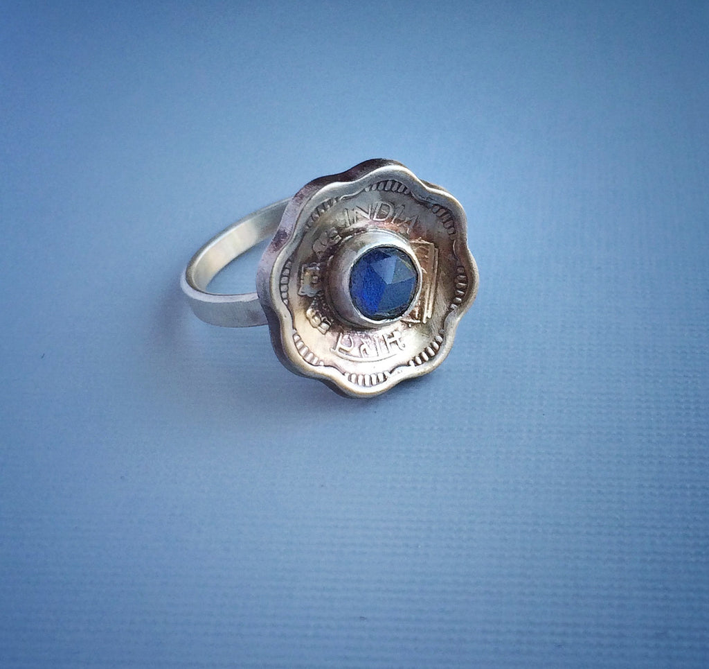 Coin Jewelry - Forget Me Not Ring 2