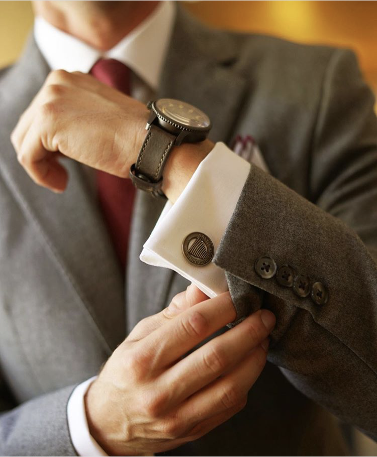 SLC trolley token cufflinks