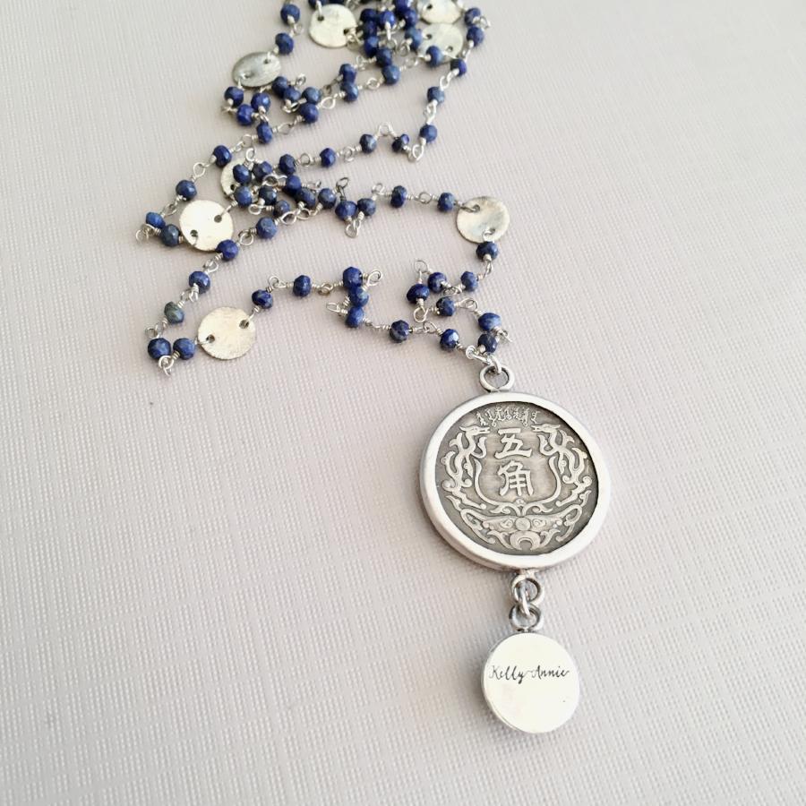 Chinese coin necklace