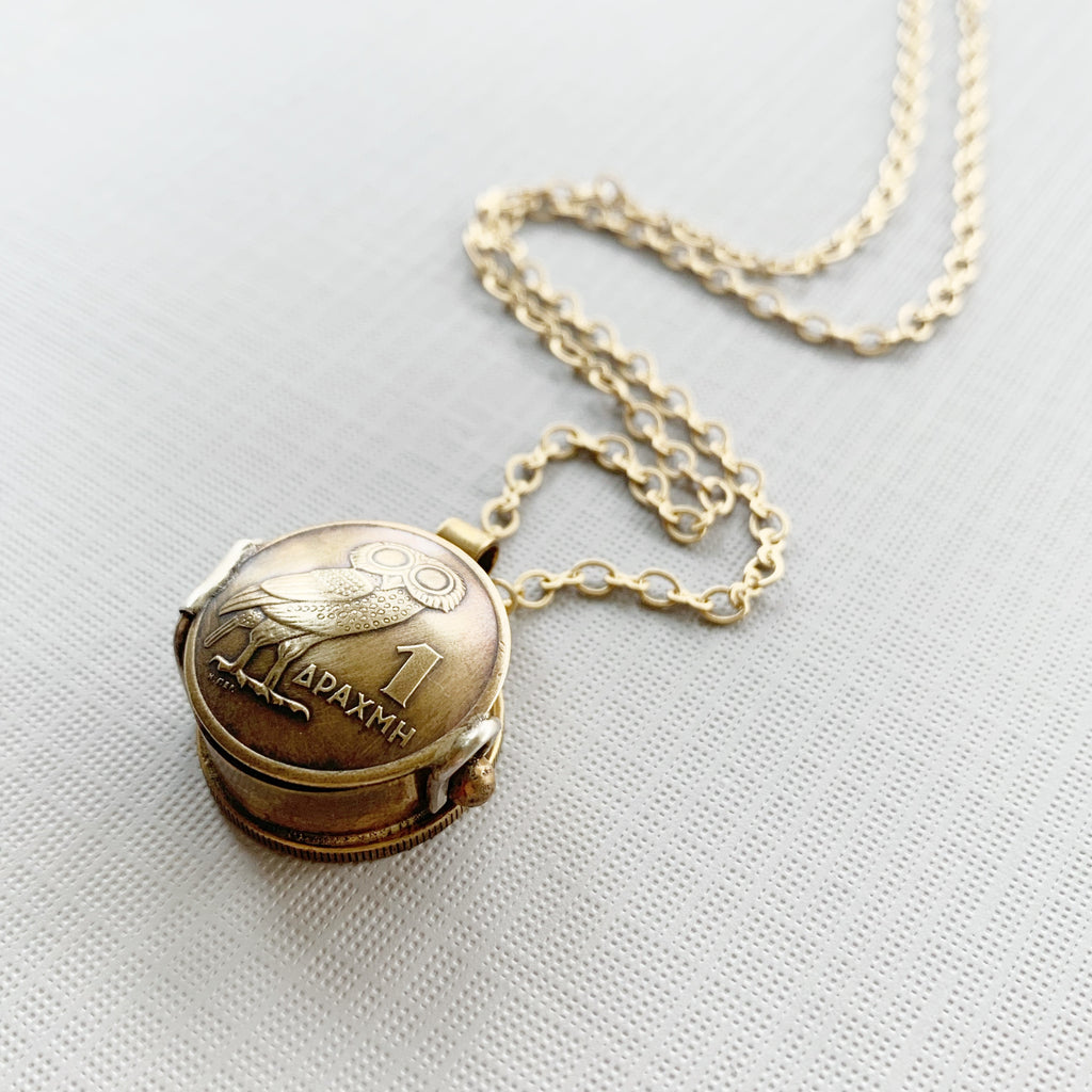 Coin Locket Necklace