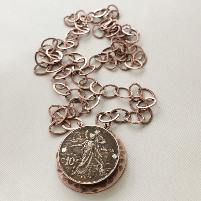 Italian Coin Necklace